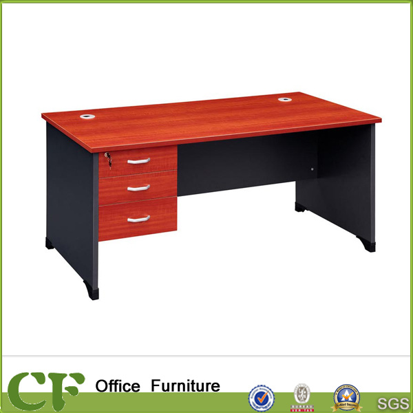 25mm Table Wholesale Desk with Hanging 3 Drawers Teacher Desk