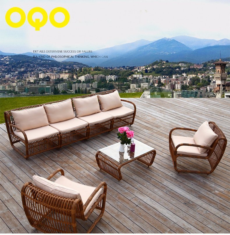 1+1+4 Rattan Sofa Outdoor Leisure Garden Sofa S314