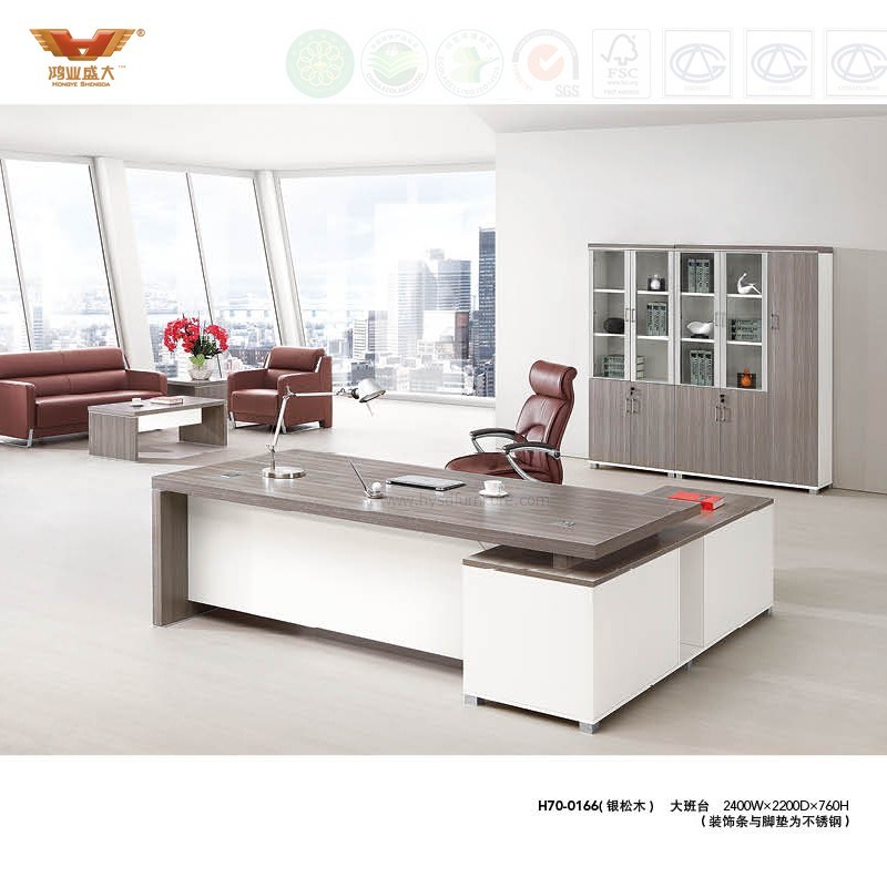 New Design Office Furniture Melamine Computer Desk (H70-0166)