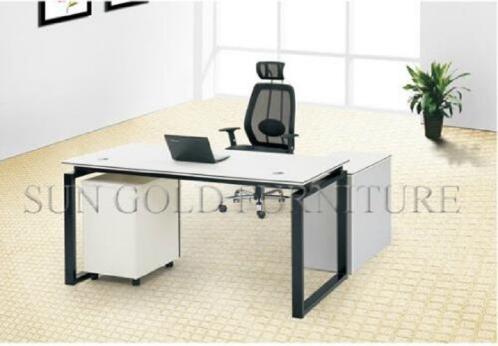 New Design Metal Foot Cleverish CEO Office Desk (SZ-ODL318)