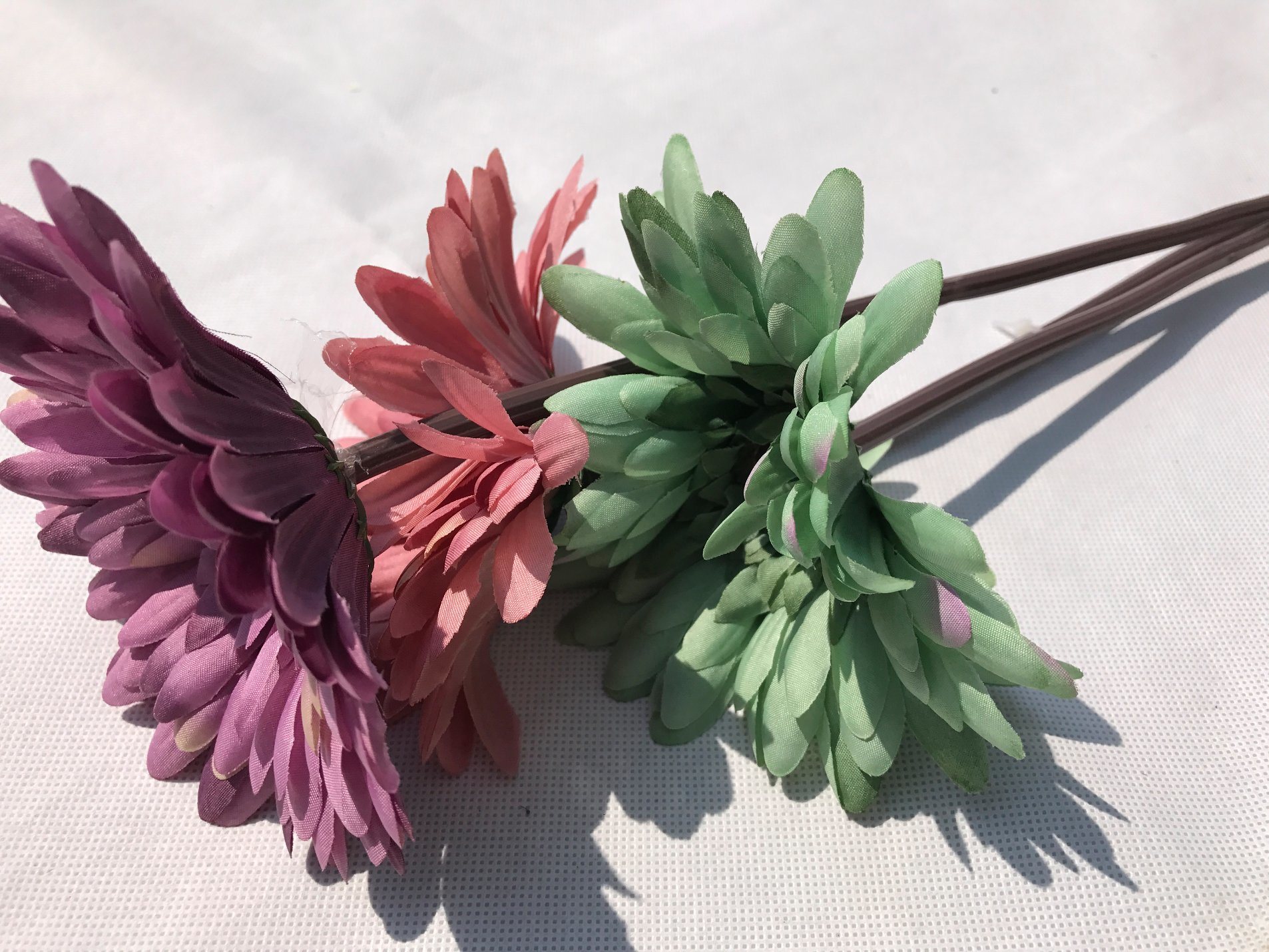 Floral Artificial Flower Bouquet Silk Flowers Spring Daisy Flowers Artificial for Home Decoration