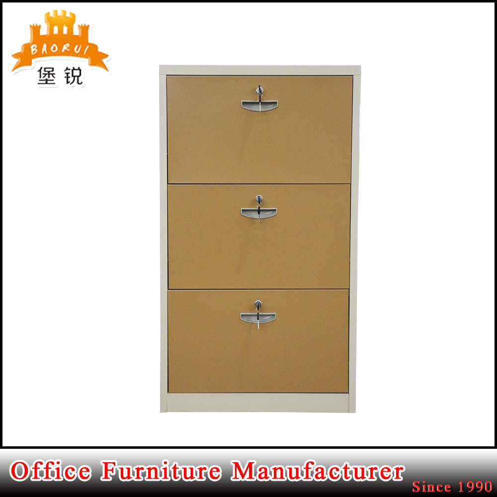 Kd Structure High Quality Metal 3 Drawer Shoe Cabinet (AS-036A)