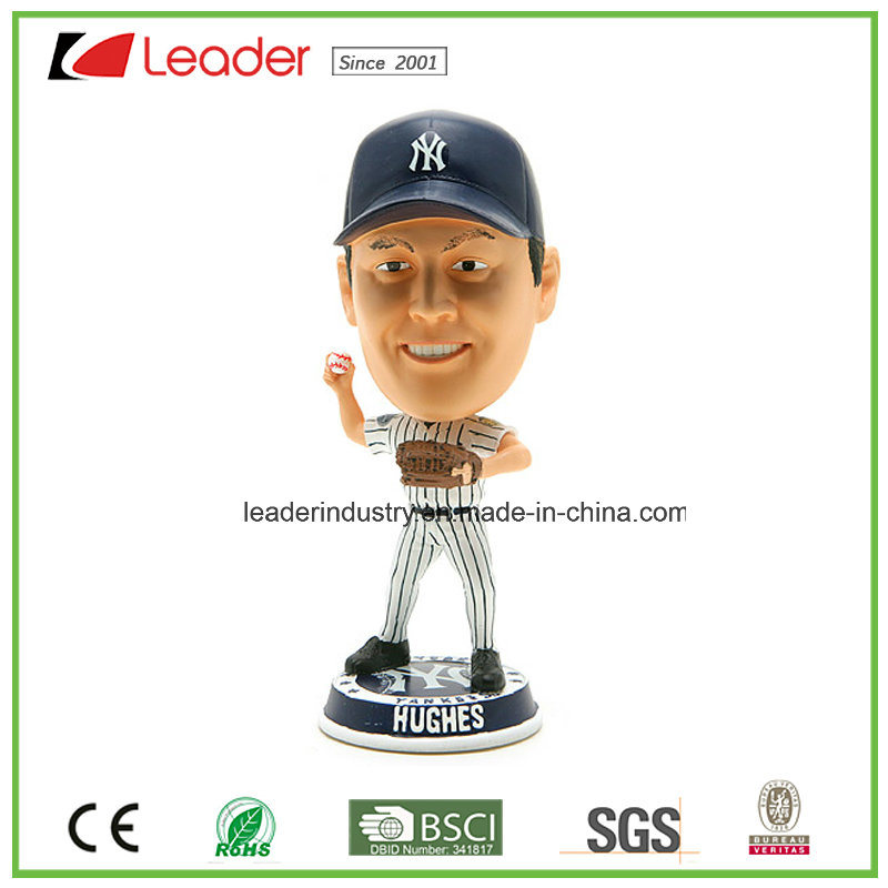 Hand Painted Resin Bobblehead Figurine for Home Decoration and Souvenir Gifts