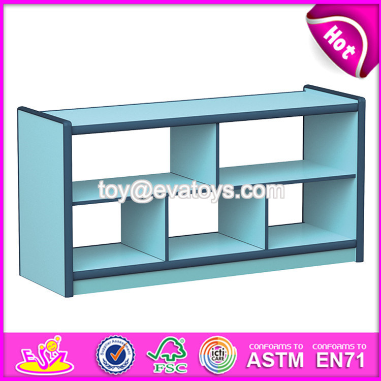 Customize Colorful Children Small Wooden Bookcase W08c192