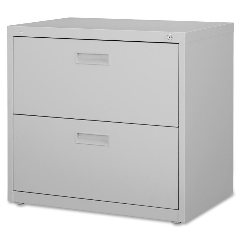 2 Drawer White Lateral File Cabinet for Office