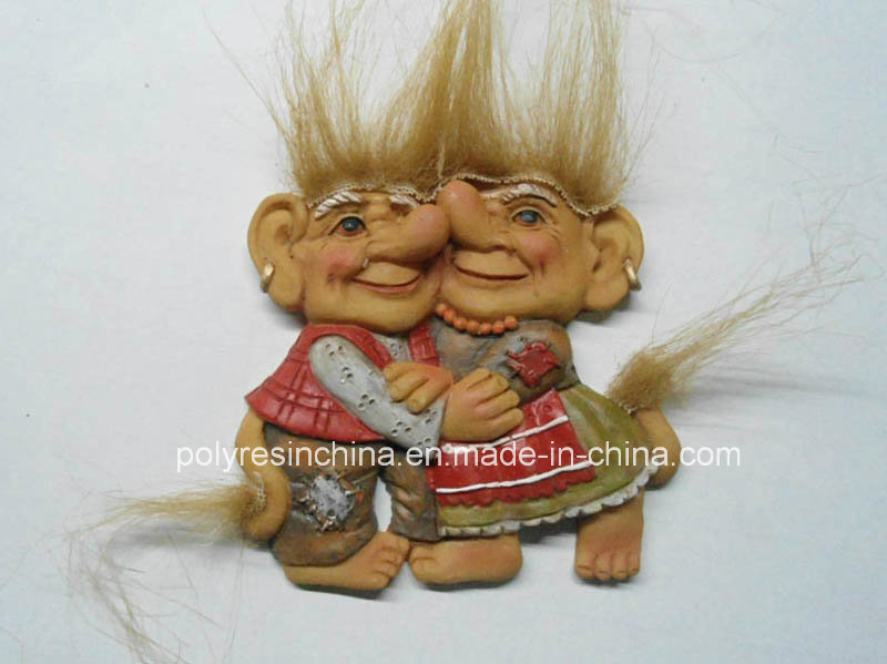 Polyresin Troll Family of Troll Crafts