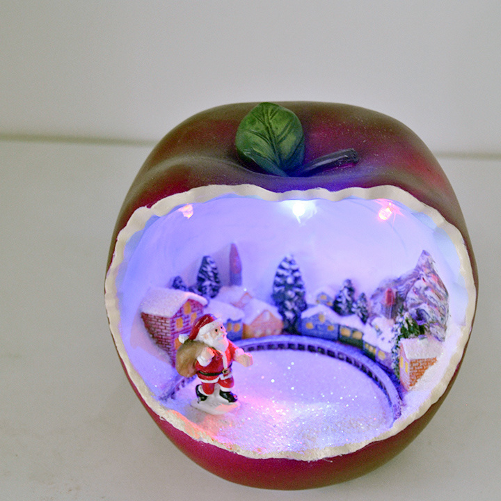 Christmas Gifts Color Resin Apple Crafts