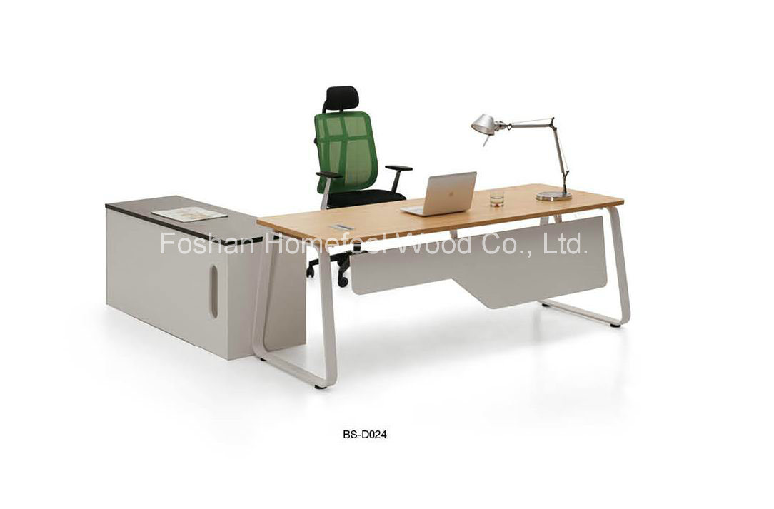 Rational Construction and Attractive Design Wooden Office Table (BS-D024)