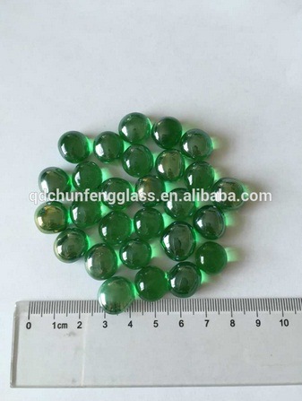 Green Decoration Glass Pebbles for Garden