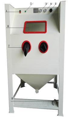 Suction Sandblasting Cabinet Machine