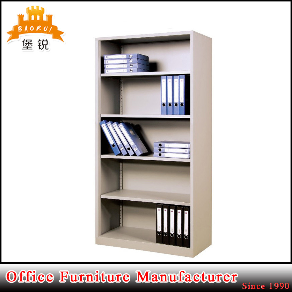 Office Open 5-Layer Steel Wholesale Magazine Bookshelves Metal Library Furniture Shelves Shelving