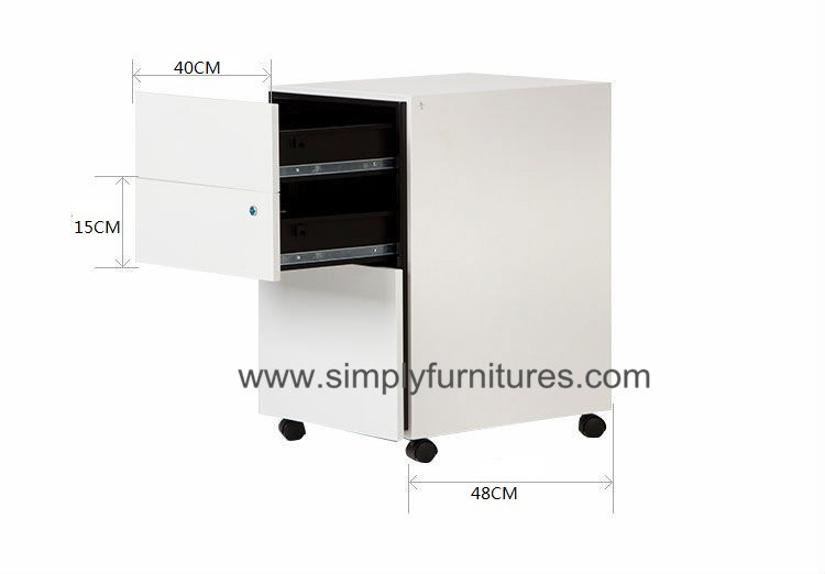 Steel Mobile Pedestal Cabinet with Lock