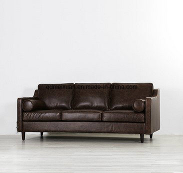 Nordic Contracted and Contemporary, The Small Family Club Leisure Sofa of The Sitting Room Sofa Leather Sofa Office (M-X3385)