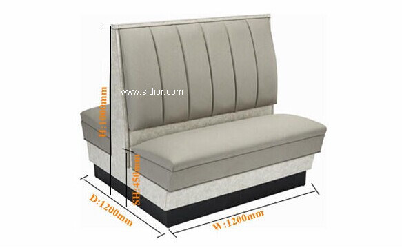 (SD-4002) Modern Hotel Restaurant Dining Furniture Wooden Booth Sofa