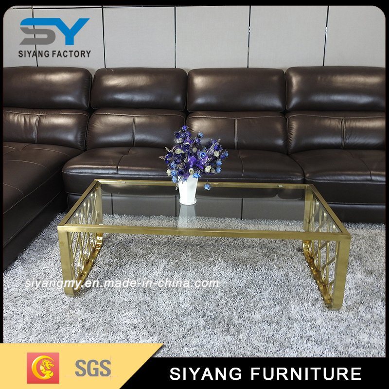 Chineses Furniture Glass Console Table in Living Room