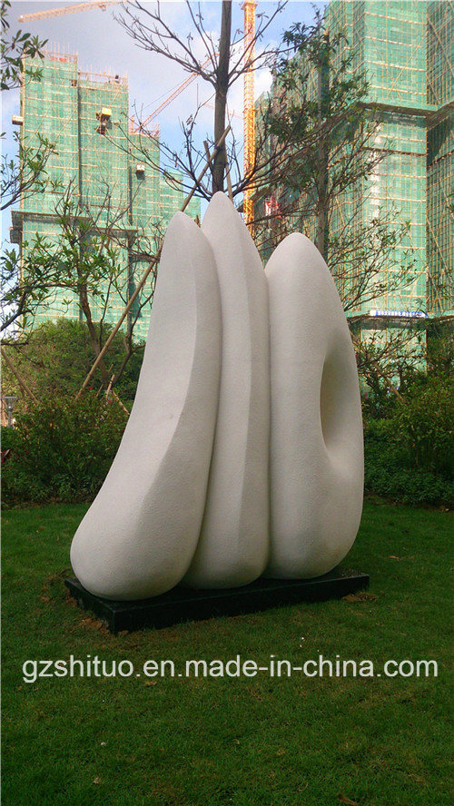 White Impression, Outdoor Garden Resin or Stainless Steel Sculpture