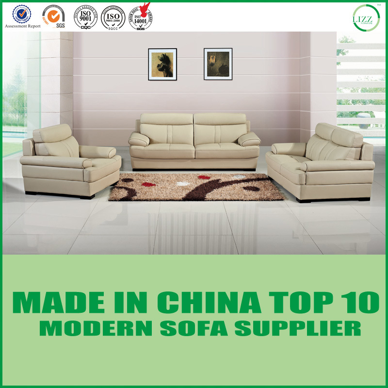 Italian Living Room Home Furniture Modern Collection Leather Sofa