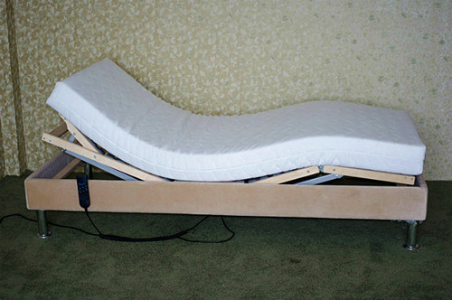 Slat Adjustable Bed with Surrounding