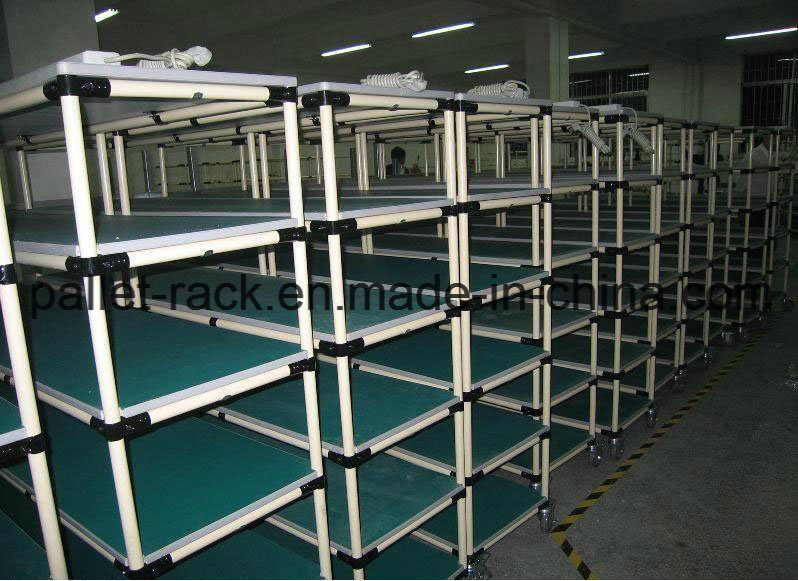 Customized Assemby Plastic Steel Pipes Racking