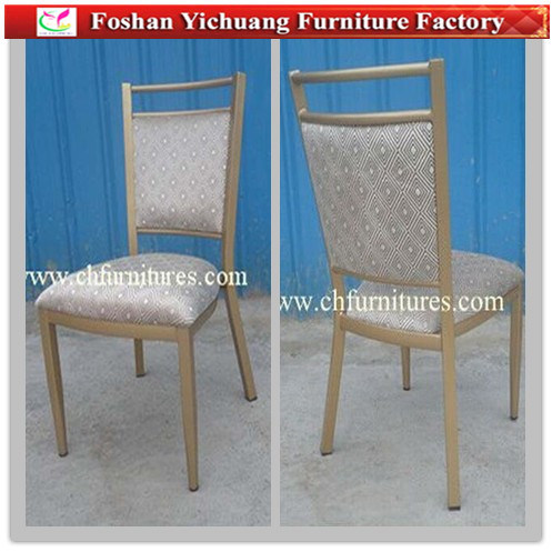 Hotel Luxury Dining Chair Aluminum Banquet Furniture (YC-D82)