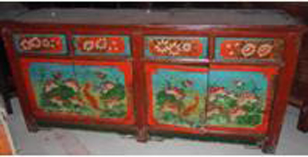 Chinese Antique Furniture Mongolia Cabinet