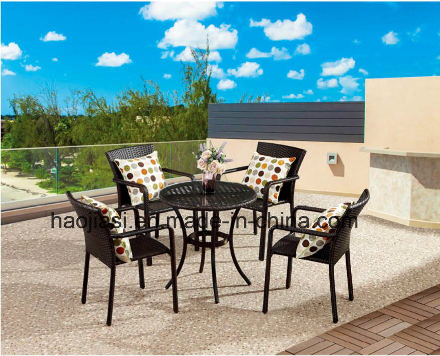 Outdoor /Rattan / Garden / Patio / Hotel Furniture Rattan Chair &Table Set (HS1212C & HS6210DT)