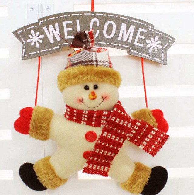 OEM Christmas Plush Stuffed Hang Craft for Decoration Ornaments