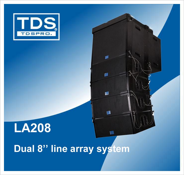 Line Array Speaker Cabinet LA208