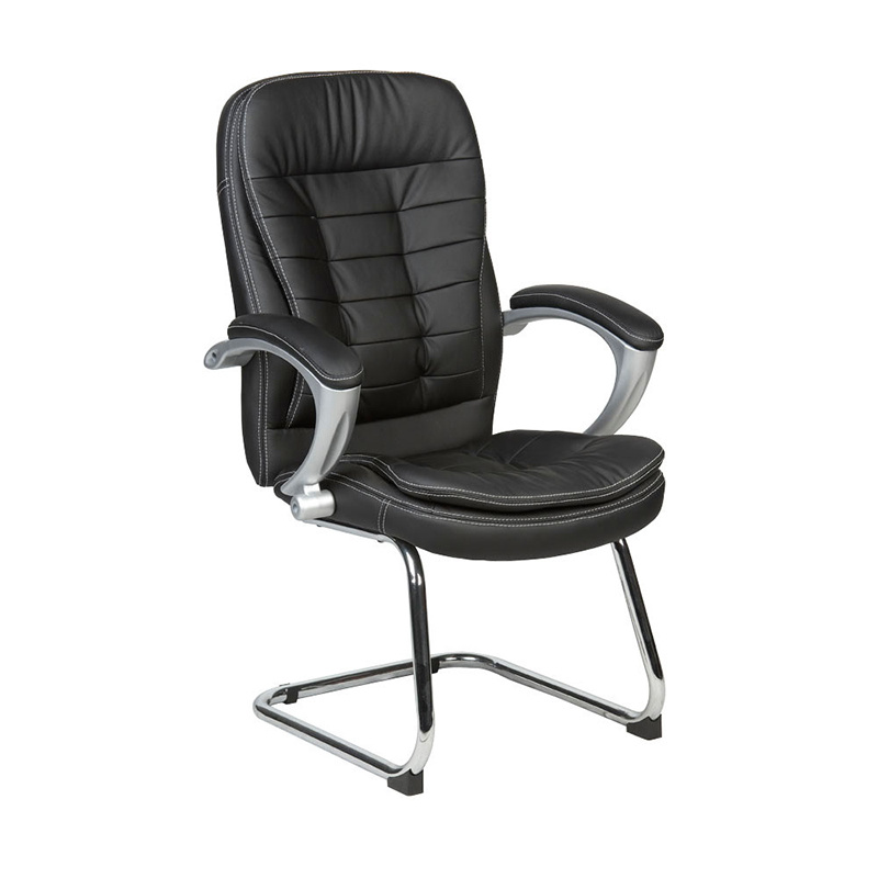 Professional Executive Computer Leather Metal Office Visitor Chair (FS-2011V)