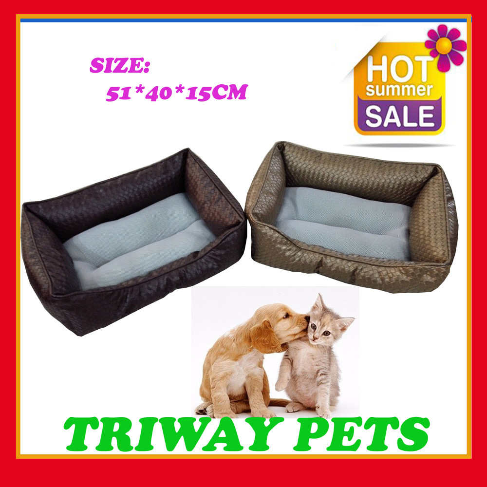 High Quaulity Imitation Leather Pet Bed (WY1610133-1)