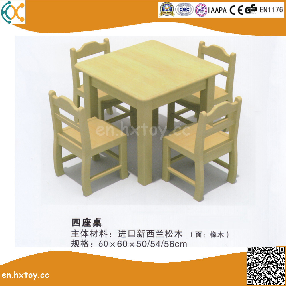 Kindergarten Wooden Square Table for Children