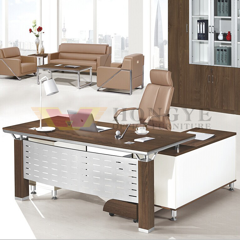 Hot Sale Shaped Computer President Table for Office Furniture