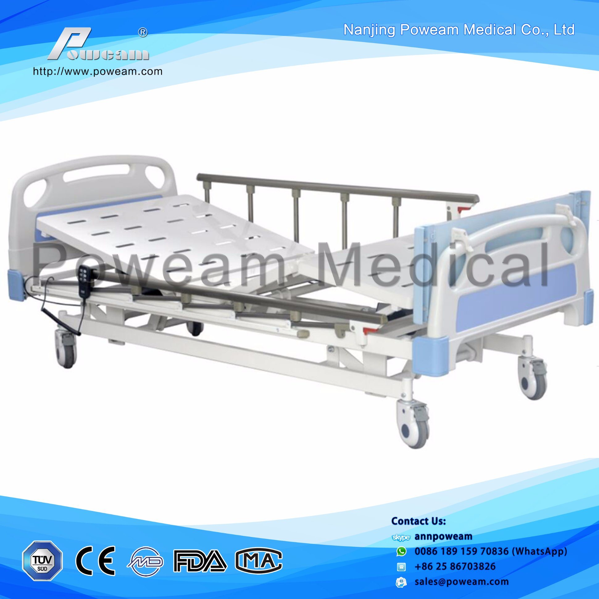 Cheap Adjustable ICU Hospital Bed