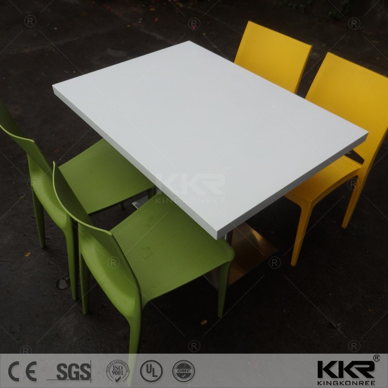 Modern Marble Coffee Bar Table for Cafeteria Hot Pot Table Restaurant