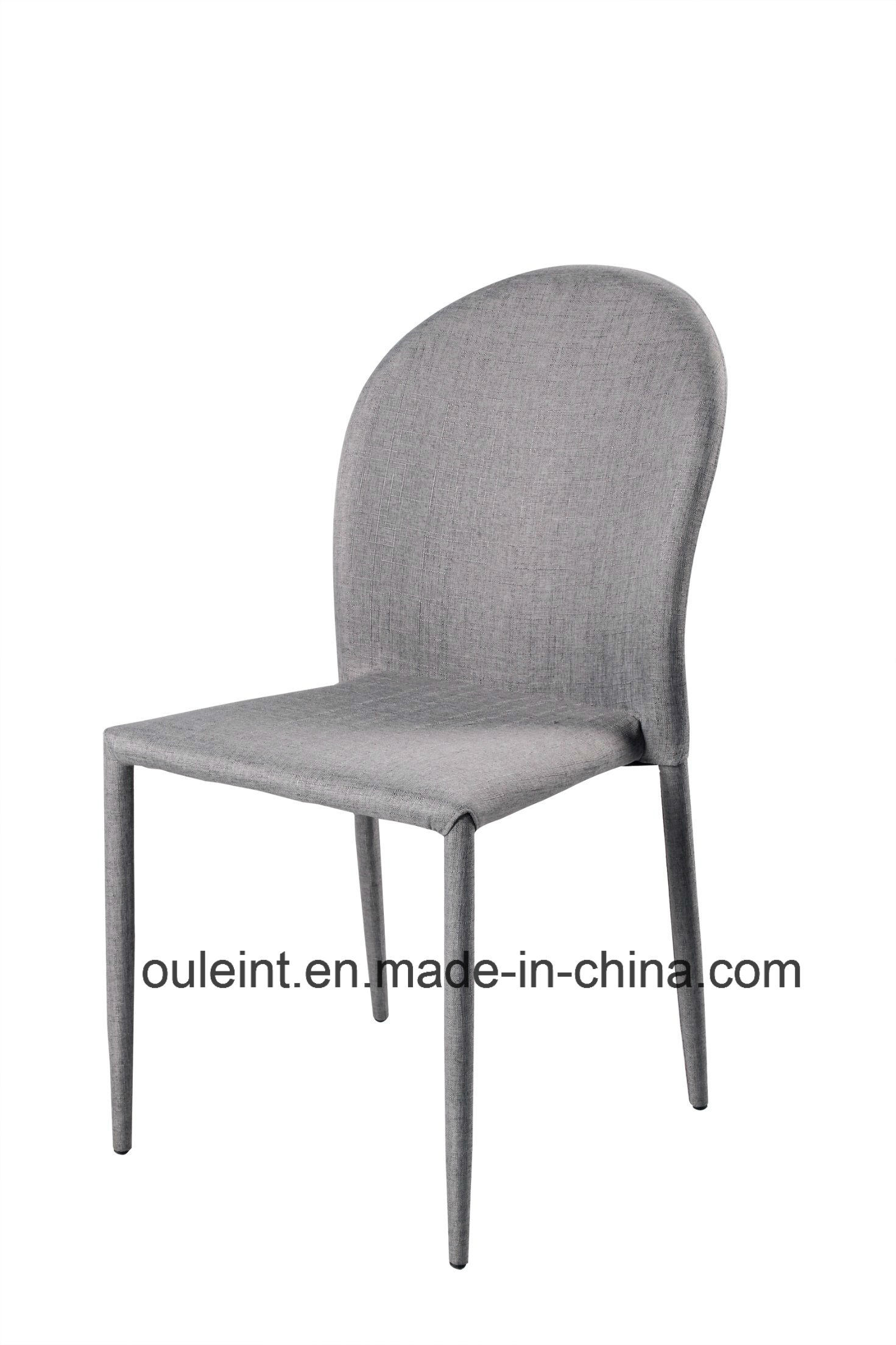 Comercial Fabric Four Legs Stacked Round Back Dining Chair (OL17115)