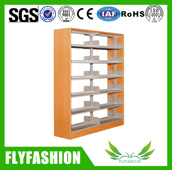 Metal Frame Library Double Face Bookshelf for Putting Book