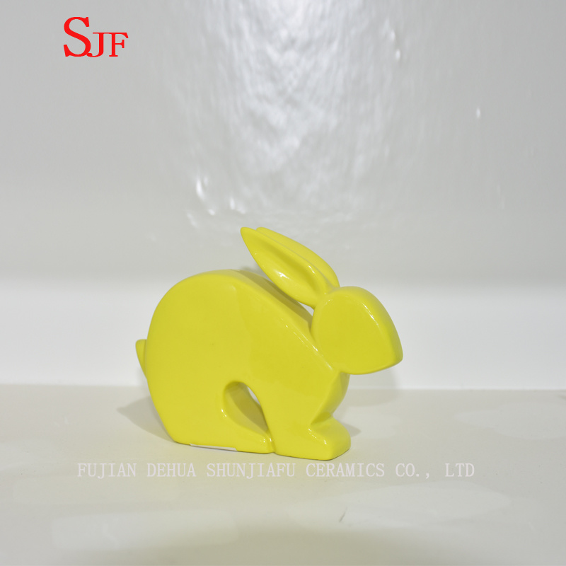 Rabbit Ceramic Articles for Home Decoration