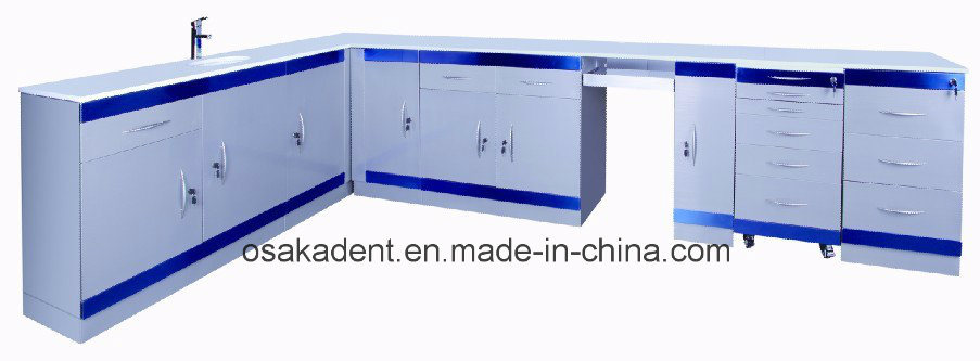 Dental Cabinet with Large Capacity Dental Furnitures Handletype