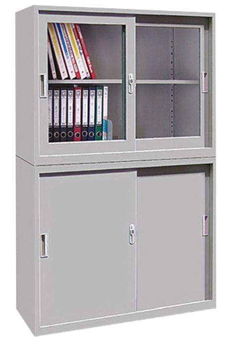 4-Door with Glass Windows Steel Office Filing Cabinet