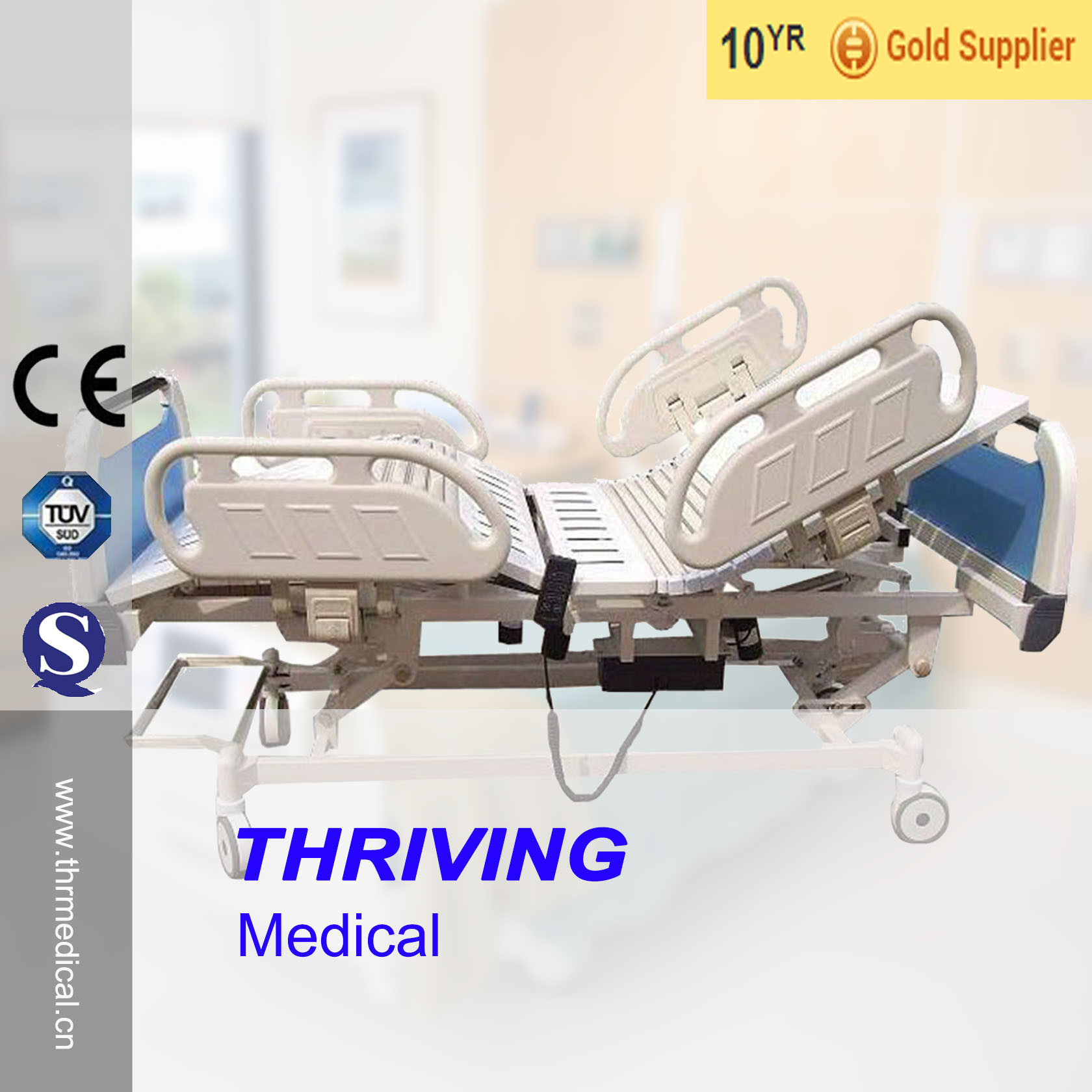 Thr-Eb511 Medical Multi-Function Adjustable Electric Hospital Bed