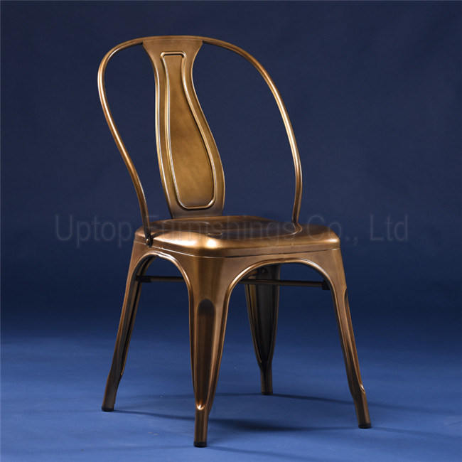 Wholesale Industrial Copper Metal Cafe Chair (SP-MC045)