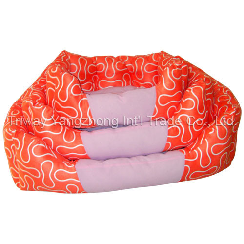 Soft Fleece Dog Cat Pet Bed (WY101097-1A/C)