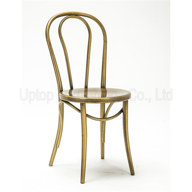 (SP-MC070) Wholesale Golden Cabaret Metal Thonet Cafe Chair