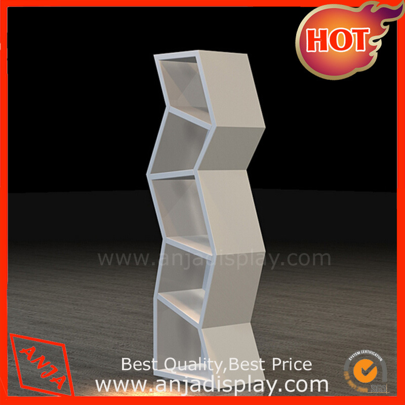 Wooden Magazine Display Stand Cabinet for Shop