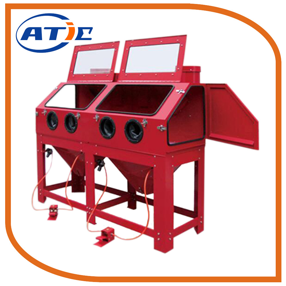 Sand Blasting Cabinets with LED Light, Large Size Sand Blasting Tanks