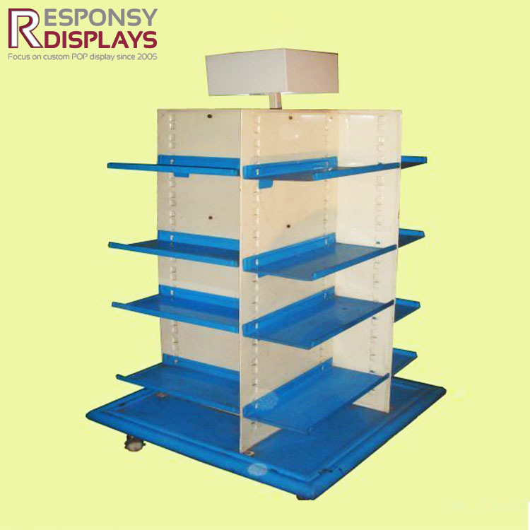 Metal Beddings Blanket Display Shelves