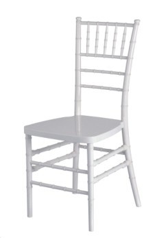 Commercial Plastic Chiavary Chair with Steel Rods in Legs