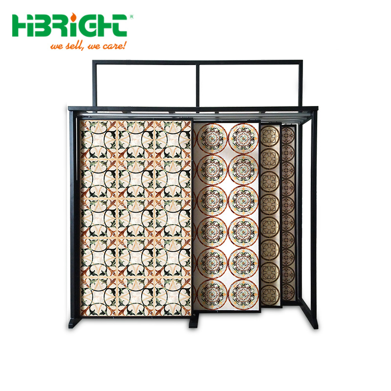 Metal Frame Board Panel Tile Display Rack