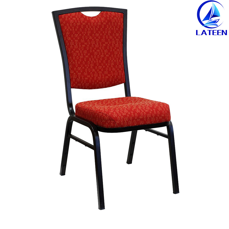 Factory Production Metal Hotel Furniture Stacking Chair with High Quality