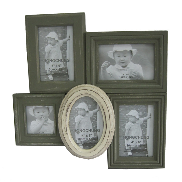 Wooden Multiple Photo Frame for Home Decor